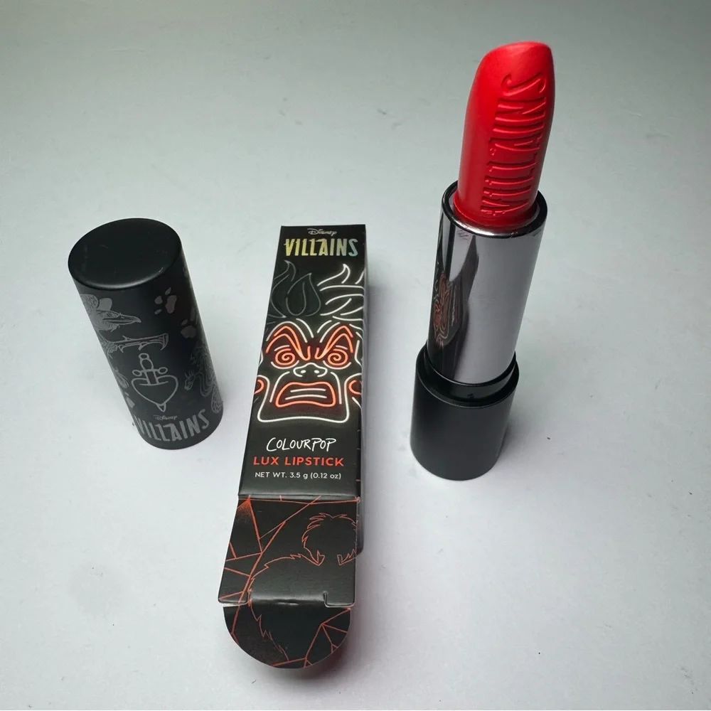 COLOURPOP‎ Disney Villains Misunderstood Luxe Lipstick Set Crème and Matte NEW